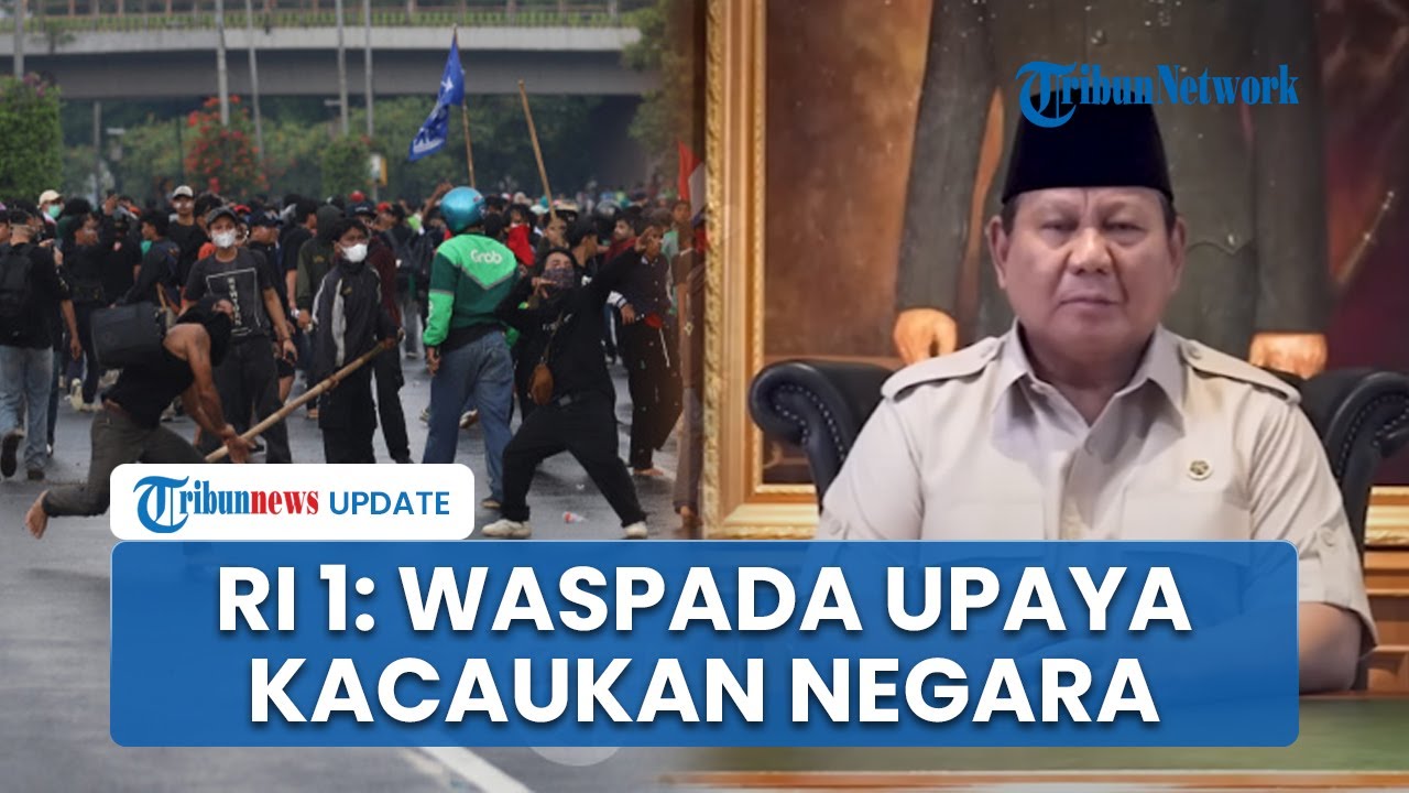 Presiden Prabowo Imbau Masyarakat Waspada soal Upaya Kekacauan Keamanan Nasional Indonesia