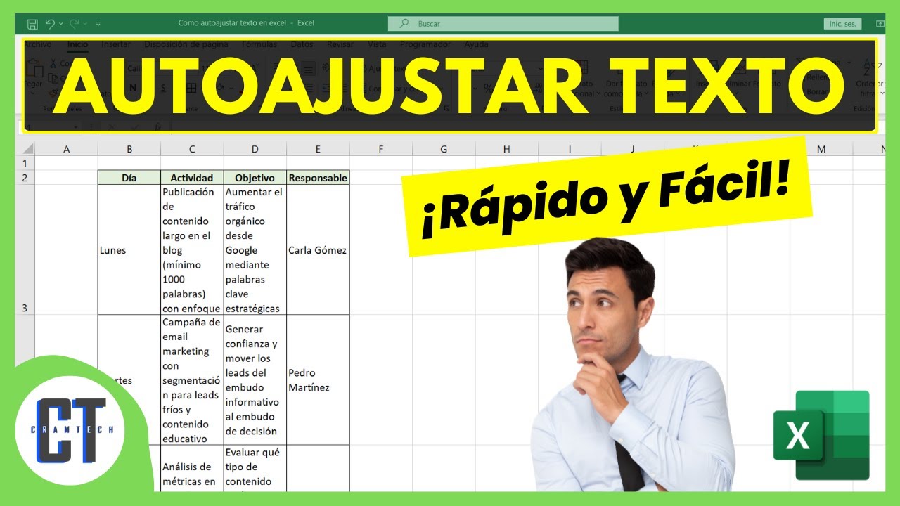 Como Autoajustar Texto en Excel