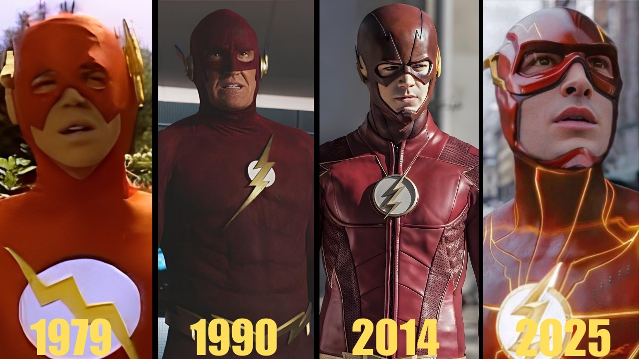 The Evolution of The Flash in Live-Action: From 1979 to 2025