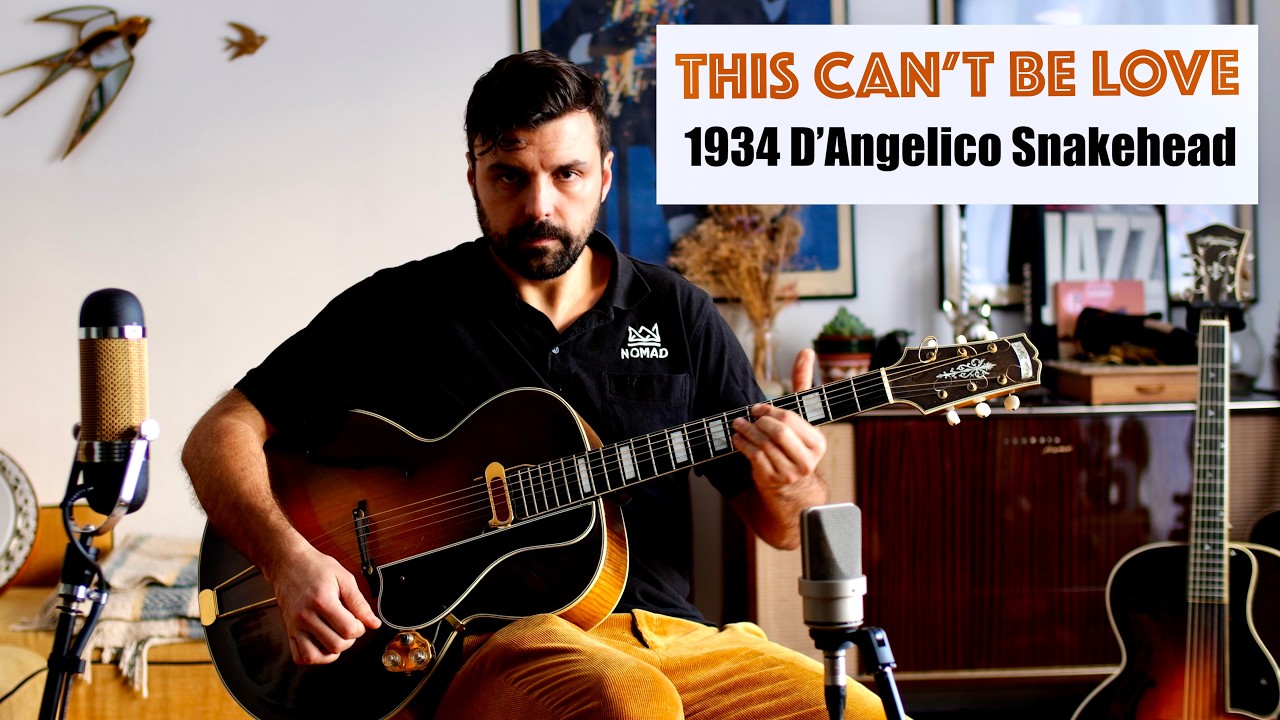 This can't be love - vintage D'Angelico Snakehead gibson L 5 style