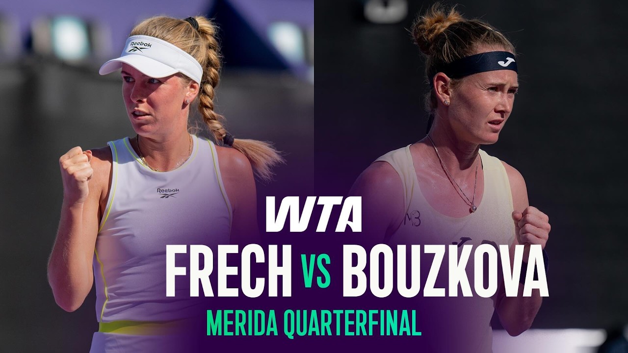 Magdalena Frech vs. Marie Bouzkova | 2026 Merida Quarterfinals | WTA Match Highlights