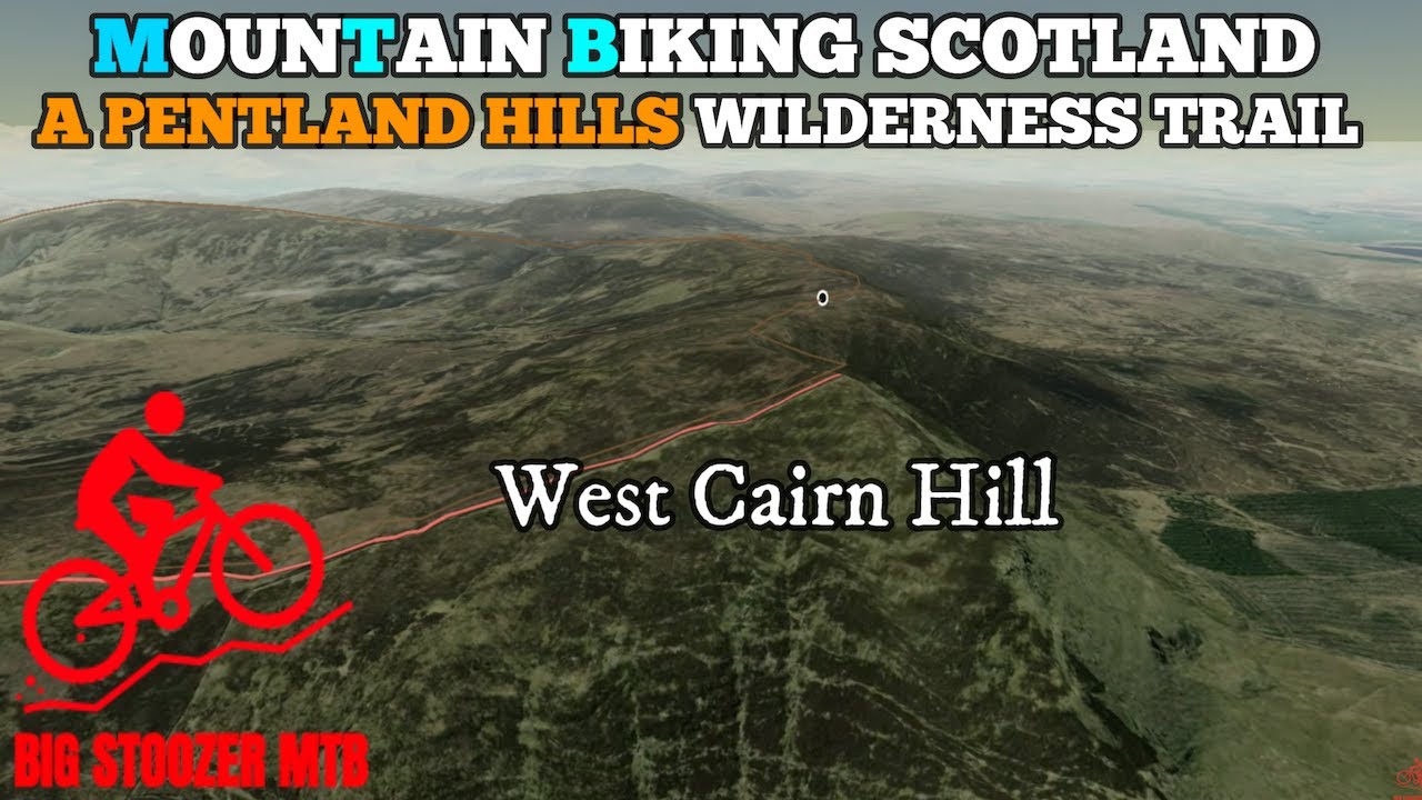 A wonderful remote Pentland Hills MTB trail | Scottish Borders MTB | West Cairn Hill Loop | Stage 1