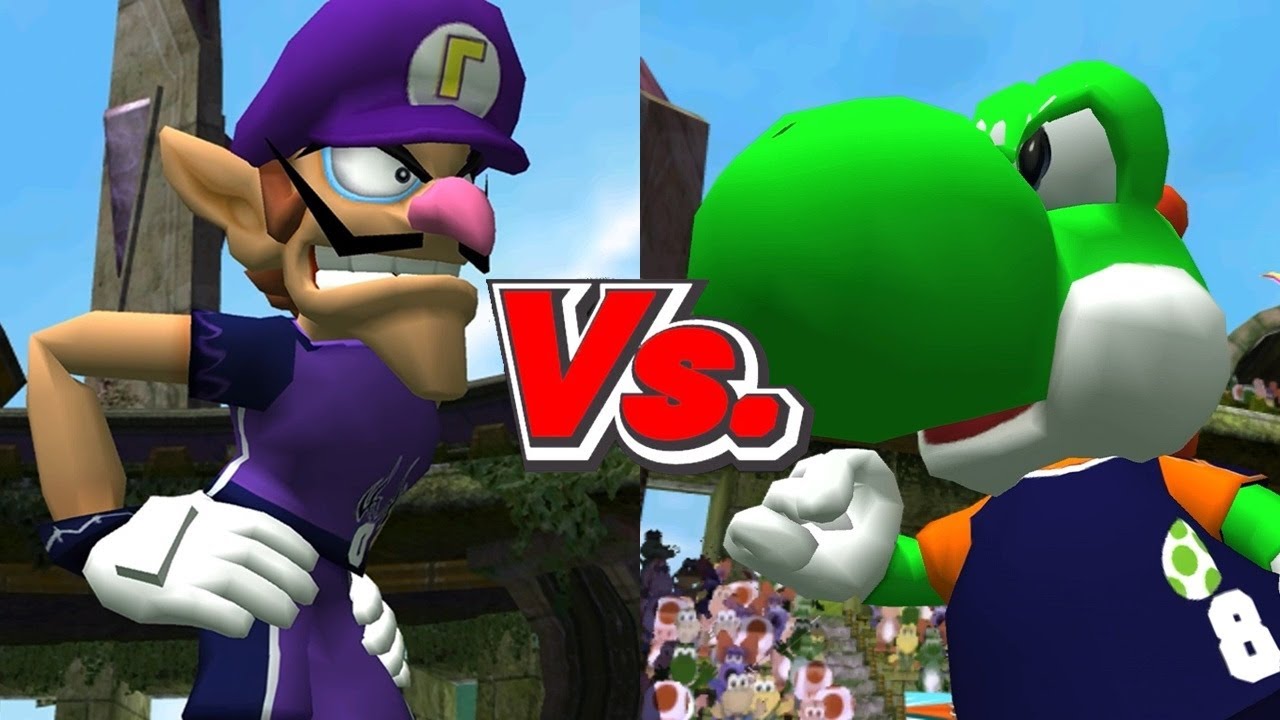 Super Mario Strikers - Waluigi/Hammer Bros Vs. Yoshi/Birdo