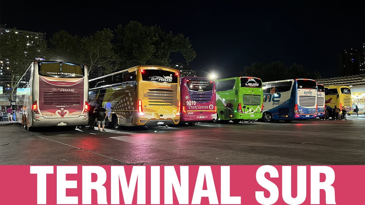 Terminales y Rodoviarios #5 - Movimiento de Buses en Terminal Sur- Santiago