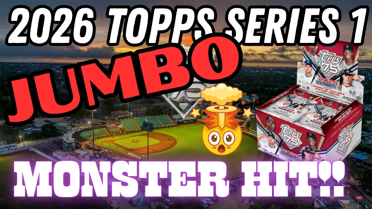 🔥MONSTER HIT | 2026 TOPPS SERIES 1 JUMBO HOBBY BOX🔥| RELIC AUTO /5😮