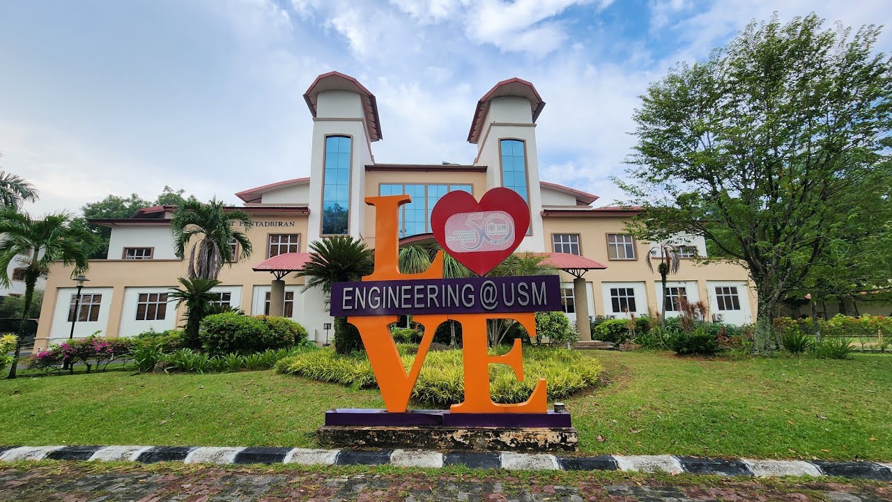 Drive around Universiti Sains Malaysia USM Engineering Campus Nibong Tebal Penang Pulau Pinang