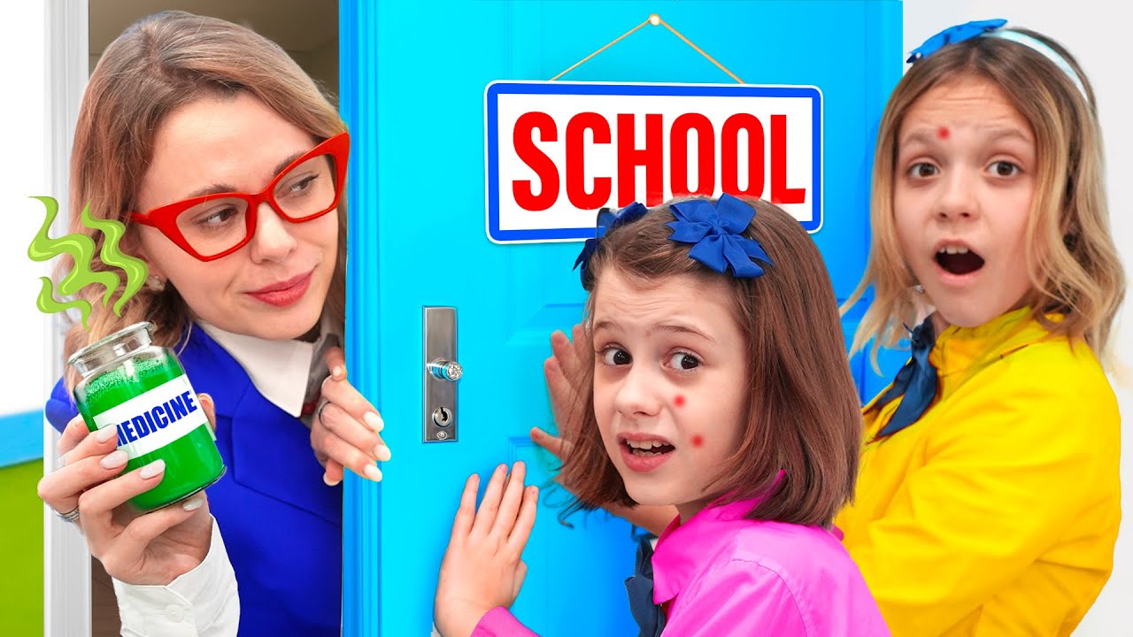 Eva y Historias de escuela y normas de seguridad para niños