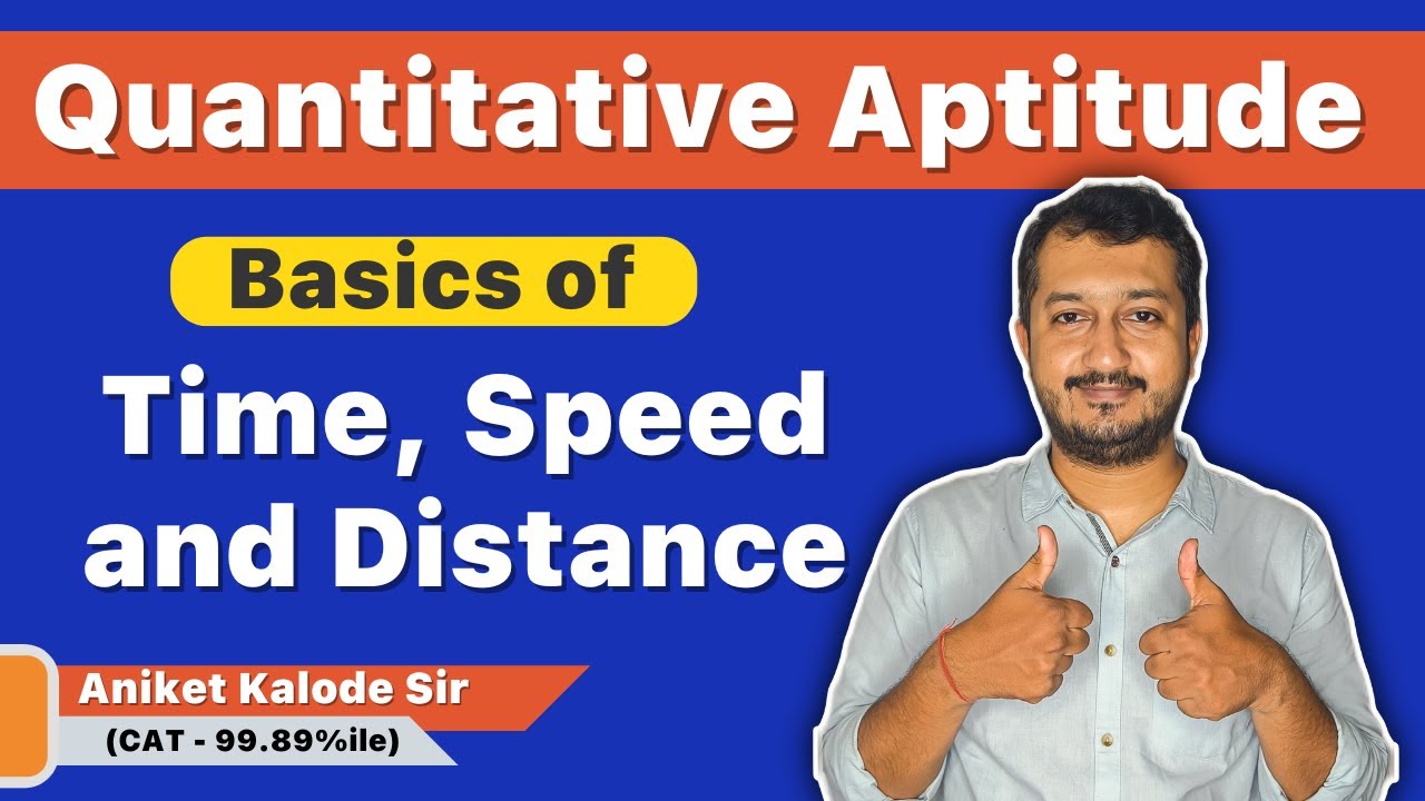 Quantitative Aptitude Preparation : Basics of Time, Speed and Distance | Tarkashastra