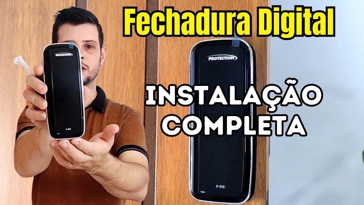 Benefícios, como instalar e configurar fechadura digital / eletrônica Protection P-510