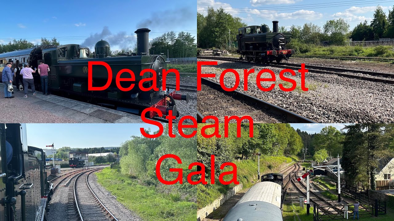 Dean Forest Railway Steam Gala. And Ride Alongs. Part 1. 20/5/23
