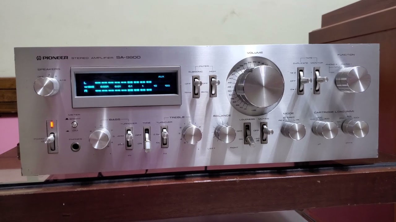 Pioneer SA-9800 Stereo Amplifier Operational in Good Condition Testing