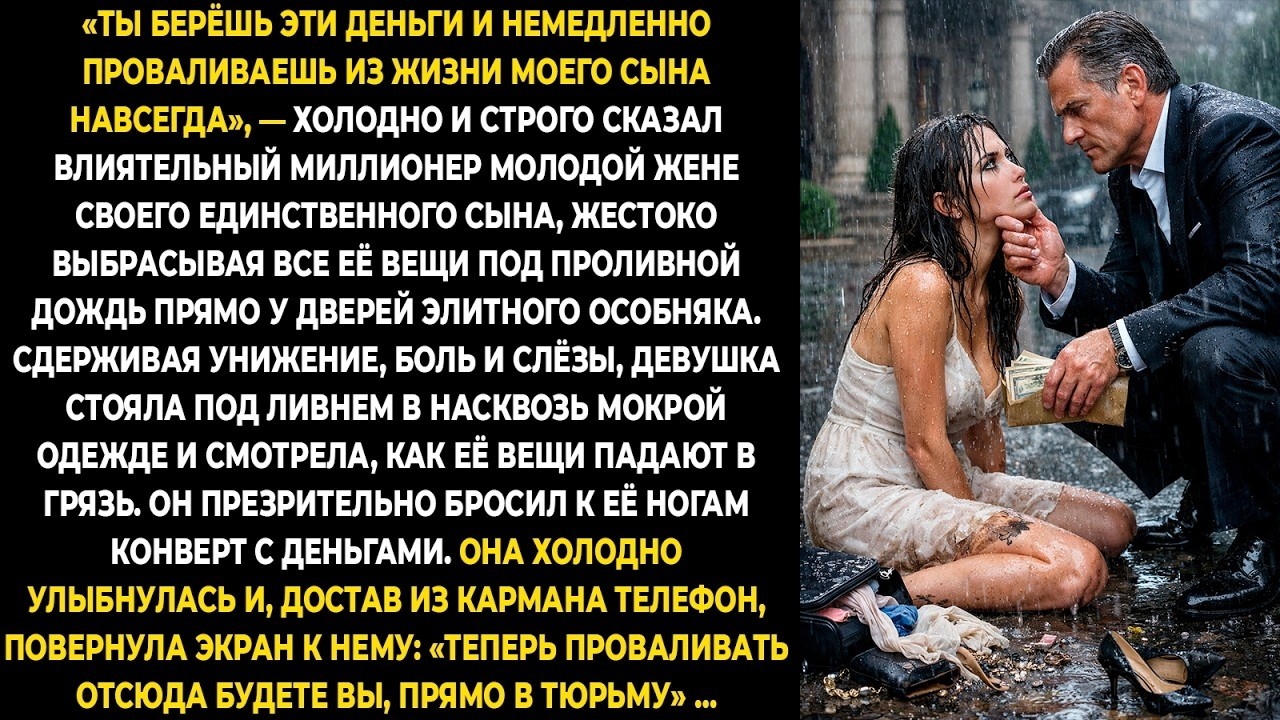 «Ты берёшь эти деньги и немедленно проваливаешь из жизни моего сына навсегда», — холодно и строго...
