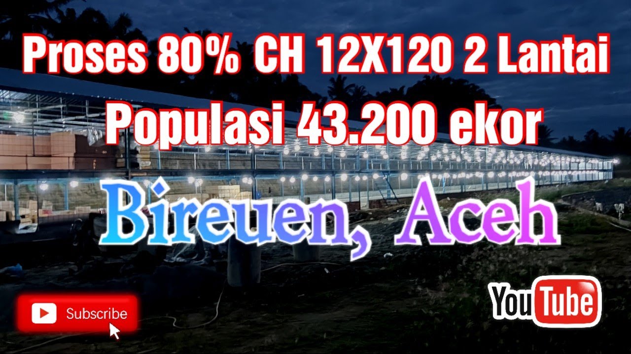 Proses 80% Pembuatan CH Bapak Nazar Bireuen, Aceh