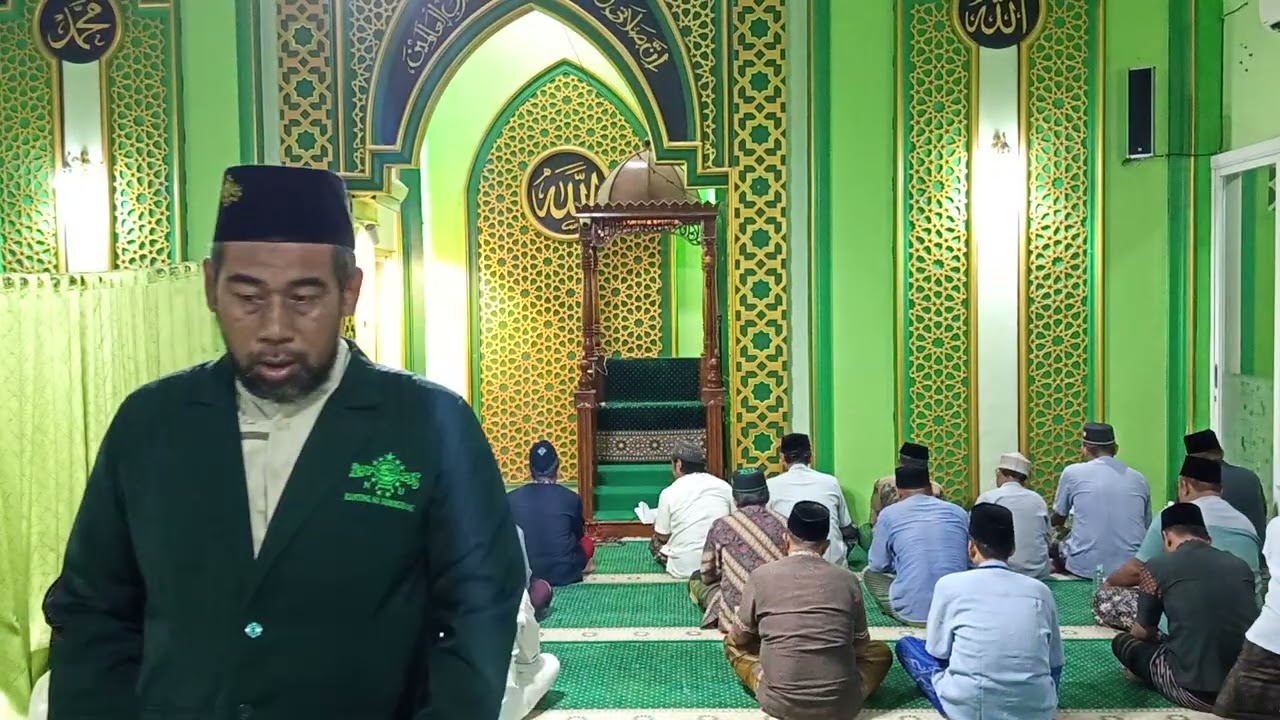 Kegiatan malam Nisfu Sya'ban di Masjid Baitul Mu'min Perum MCA Simogirang Prambon.