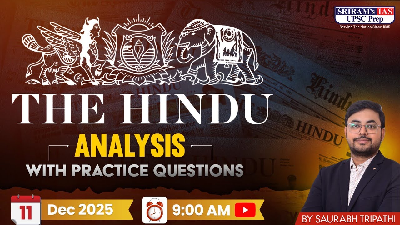 Current Affairs Daily Hindu Analysis | Hindu Newspaper Today 