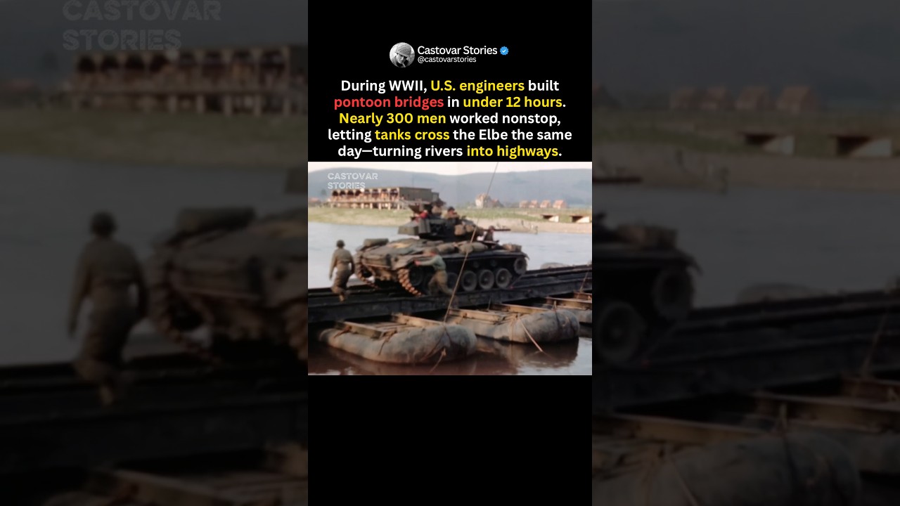 US Soldiers Built a Bridge in Only 12 Hours 