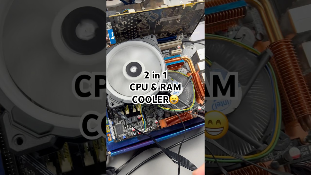 Cool your CPU & RAM at the same time #shorts #pc #pchardware