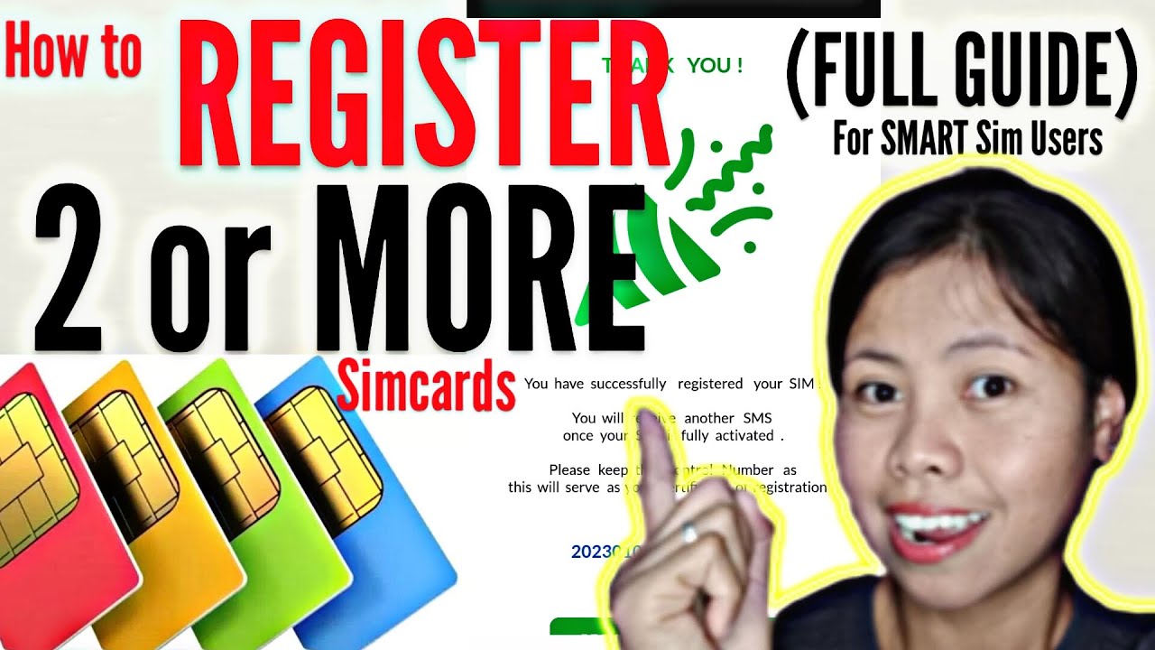 🟡PAANO MAG-REGISTER NG SIM CARD!*SMART SIM*Step by Step TUTORIAL