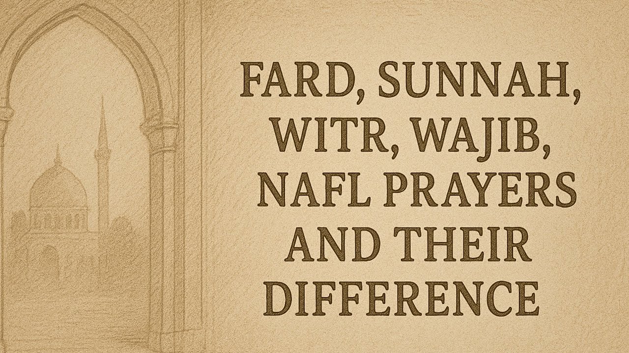 Understanding Fard, Sunnah, Witr, Wajib & Nafl Prayers | Islamic Prayer Guide