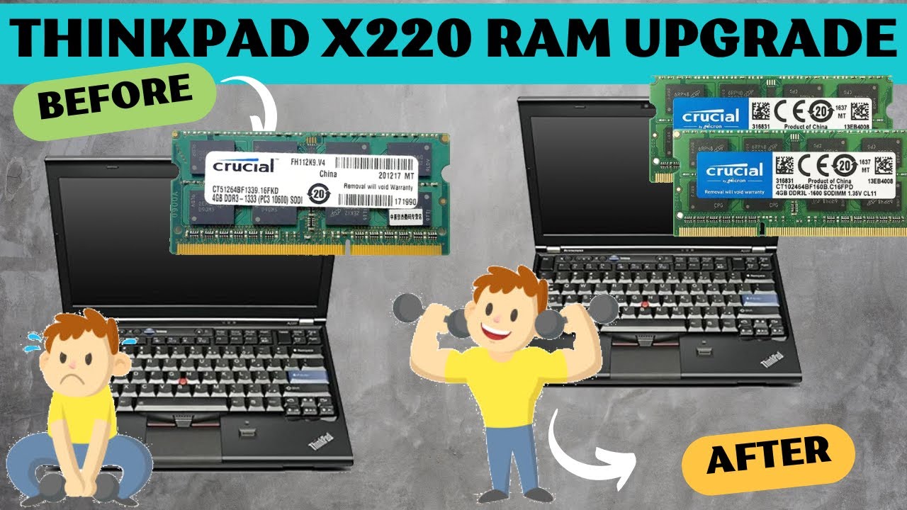 Lenovo ThinkPad X220 - How to upgrade your RAM