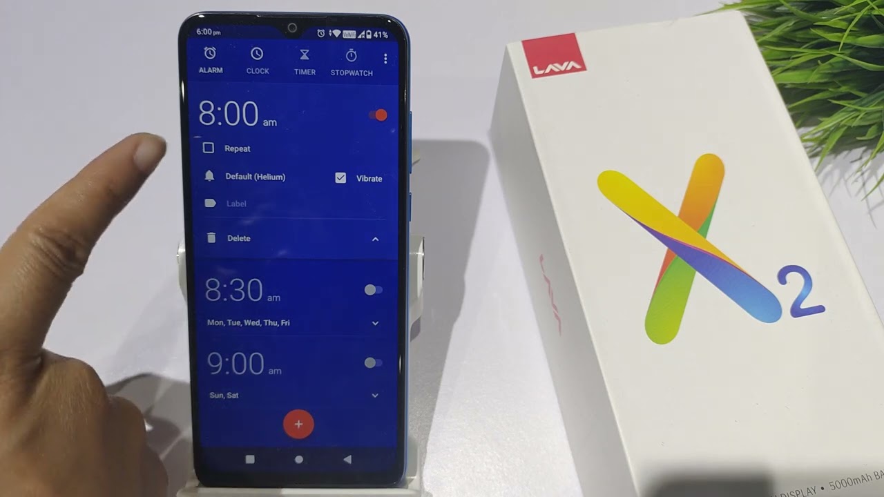 How To set alarm in lava x2 | Alarm Full Setting | lava alarm ringtone | Snooz Setting