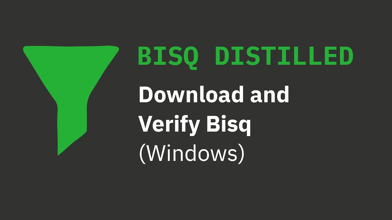 Download, Verify, and Install Bisq: Windows