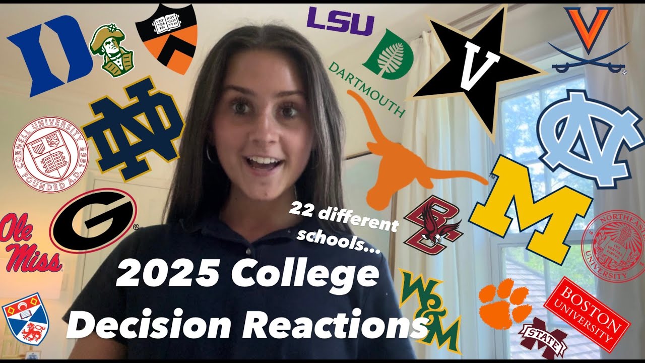 COLLEGE DECISIONS REACTIONS 2025 | 22 SCHOOLS, 4 PUBLIC IVY ACCEPTANCES, T20S, IVIES, +PLOT TWIST!