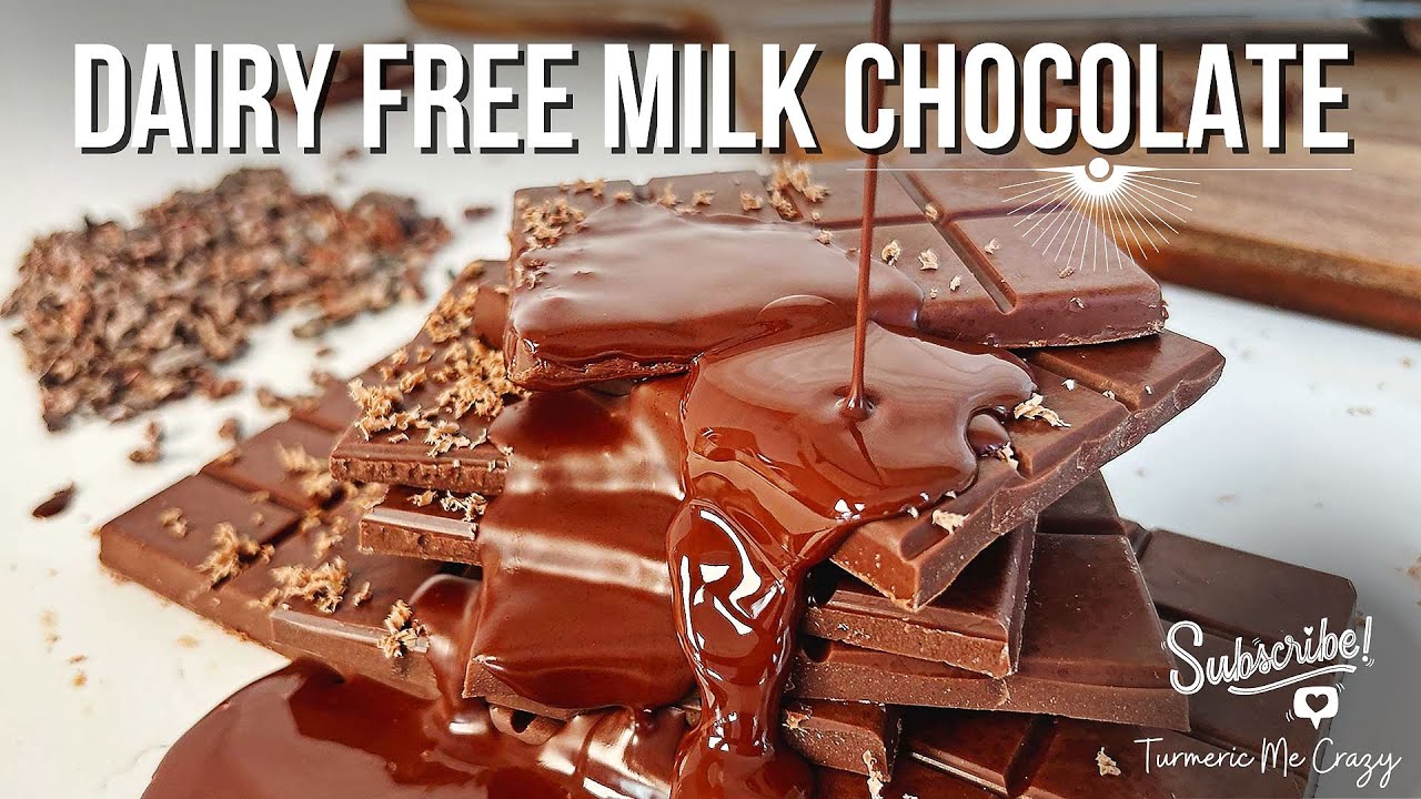 Dairy free vegan milk chocolate