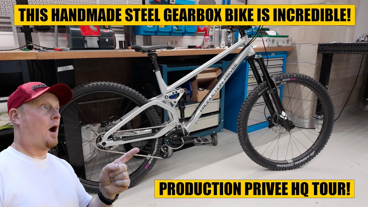 The Future of MTB? Production Privee’s Handmade Gearbox Bike