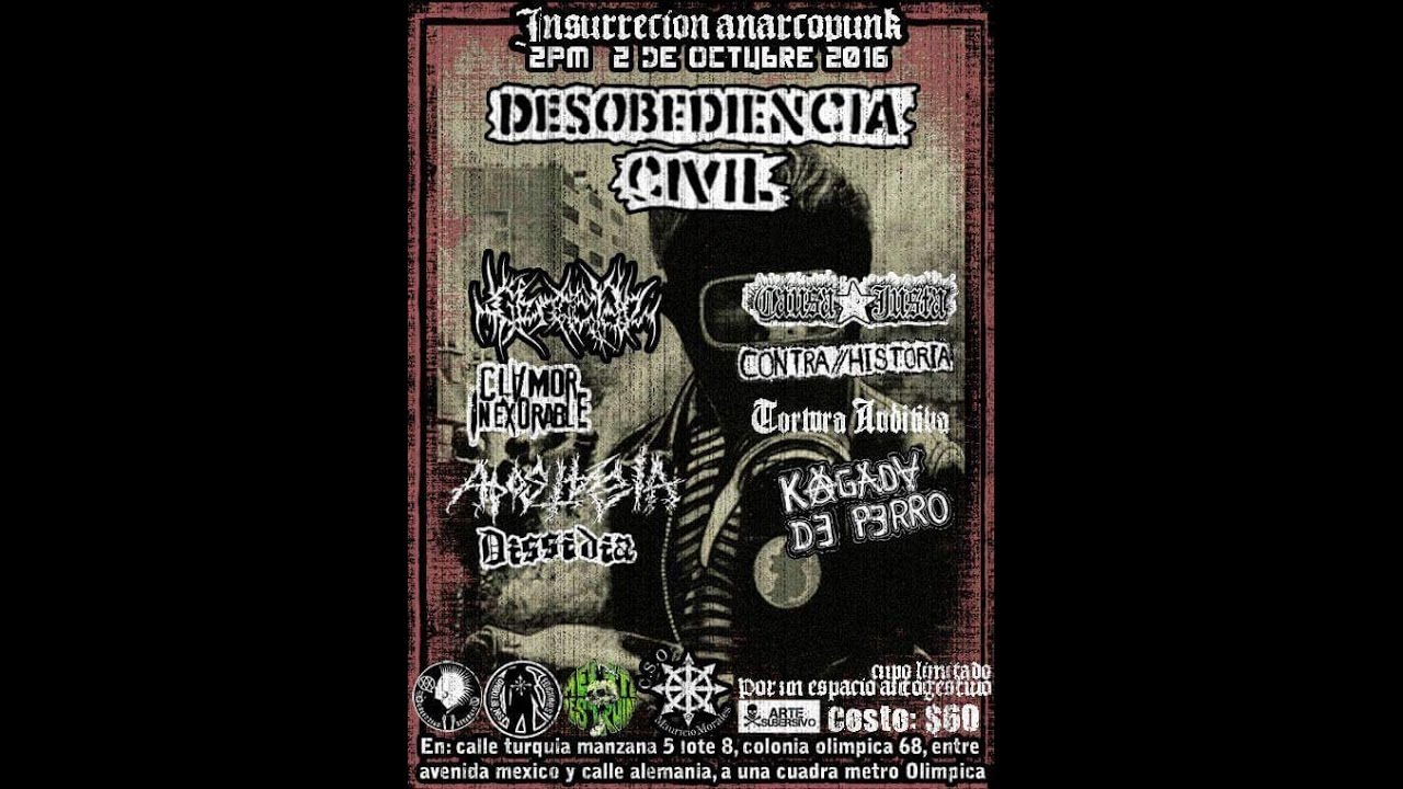 Desobediencia Civil Punk - 2016