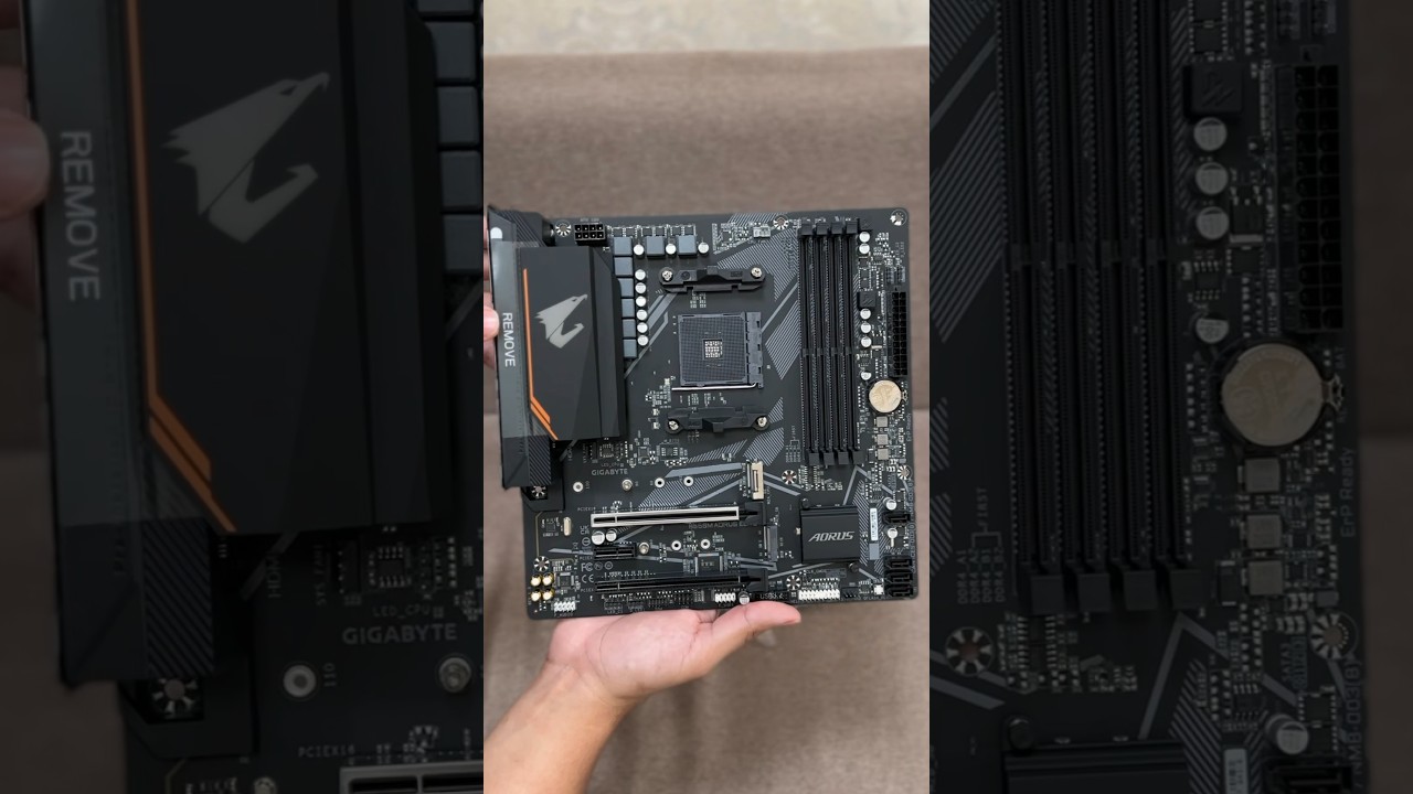 Unboxing Placa M&atilde;e Aorus Elite B550M Gigabyte do Kabum! #Unboxing #PcGamer #PlacaM&atilde;e #Aorus