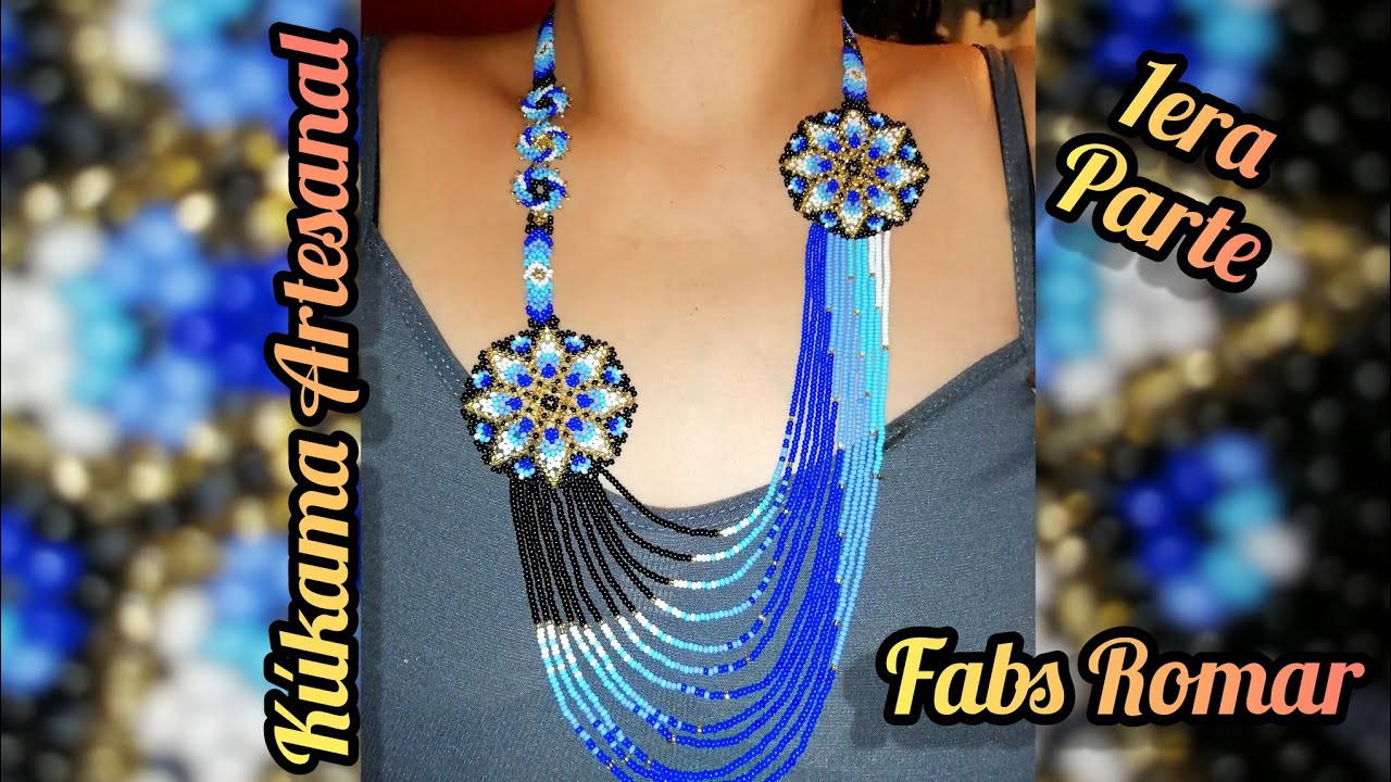 collar de chaquira cascada estrella ❤️🤗🌟