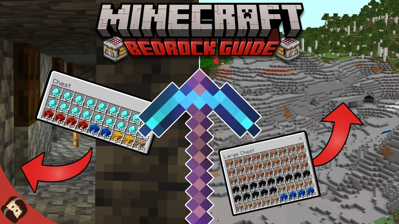 BEST Early Game Diamonds Method! | Minecraft Bedrock Guide 1.21 Ep 3