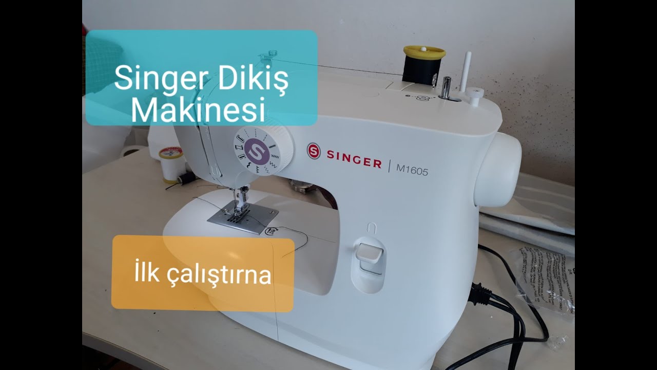 Singer M1605 Dikiş Makinesi | İlk Çalıştırma | Dikiş Ayarları Nasıl Yapılır?