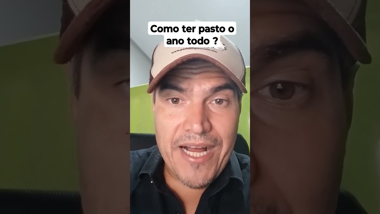 Como ter pasto na seca?