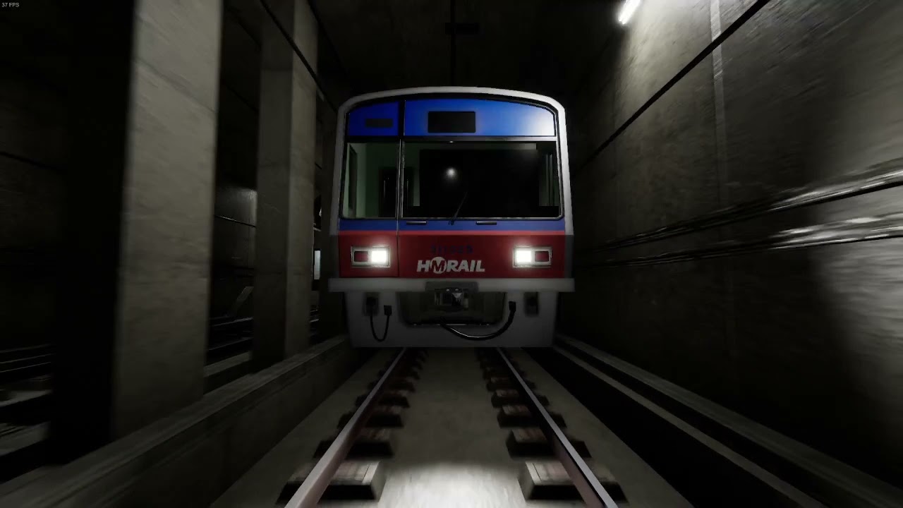 Hmmsim Metro - line 1, full (game) route
