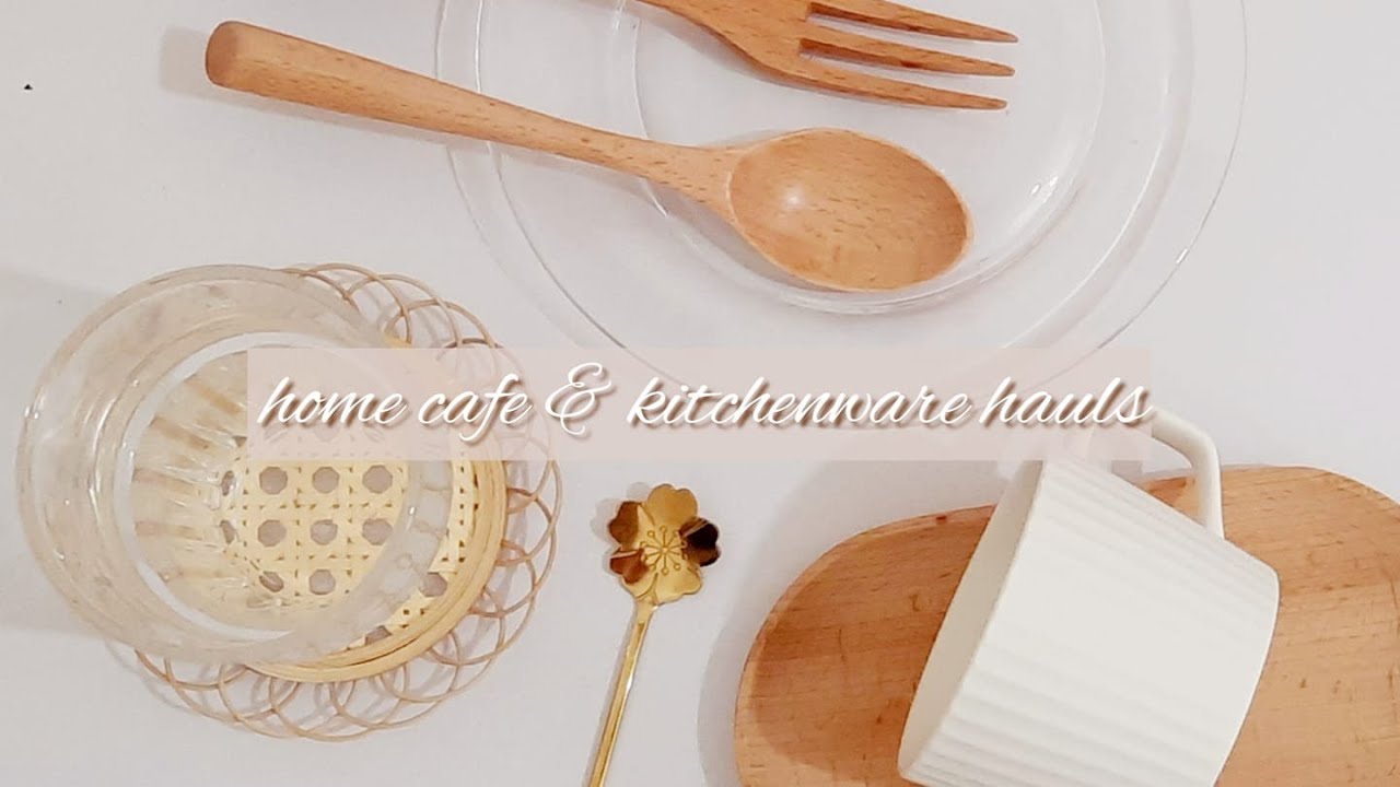 Shopee Malaysia Hauls | aesthetic home cafe & kitchenware | my largest haul since the lockdown