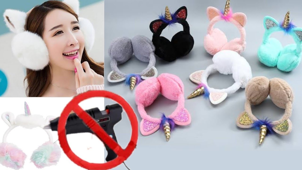 #Diy#earmuff How to make a unicorn   earmuffs