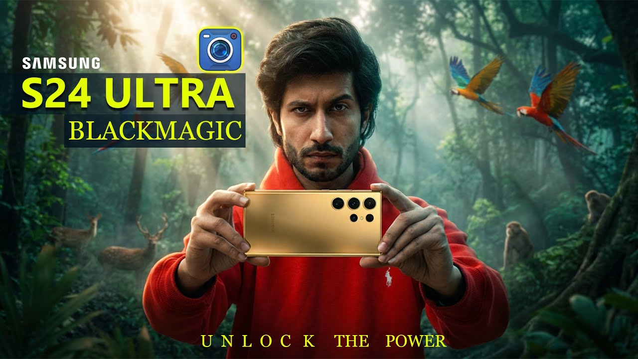 How To Shoot CINEMATIC VIDEO With SAMSUNG S24 ULTRA Using BLACKMAGIC CAMERA APP | UNLOCK THE POWER