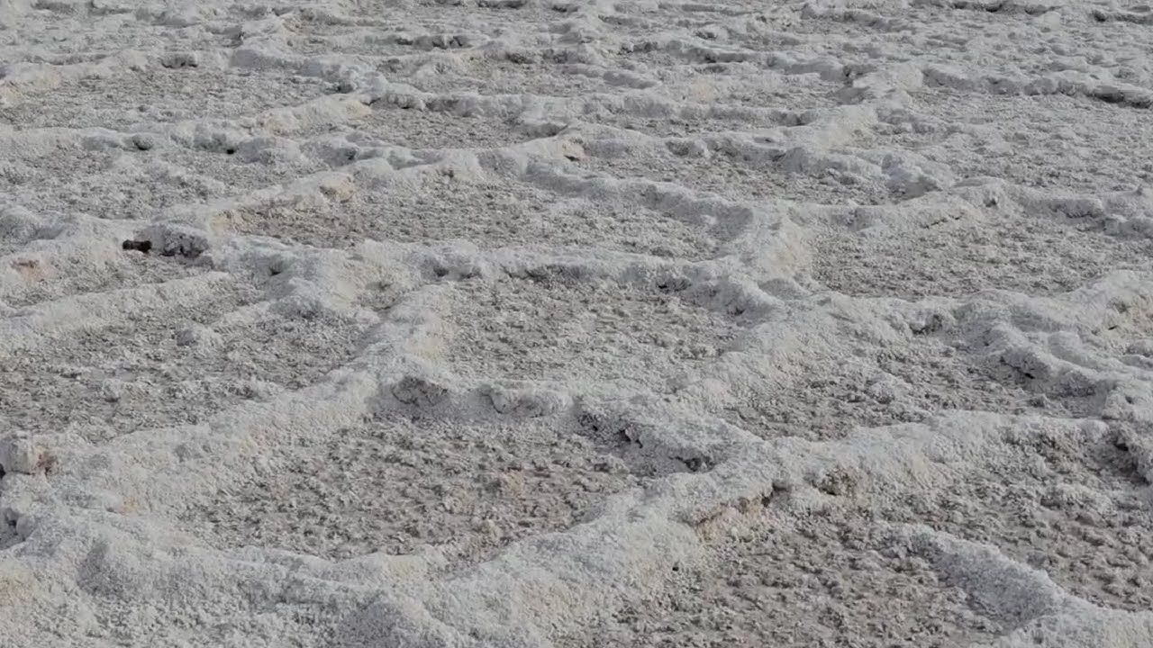 SALT CRUST on Salar in the ATACAMA DESERT, North Chile #salt #geology #lake #chile #travel #minerals