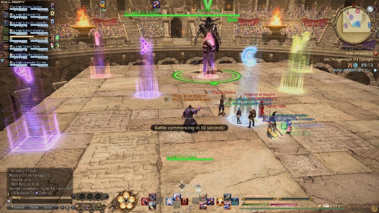 FINAL FANTASY XIV: (HeavyWeight AAC) M11 Savage (Tyrant) 1st Clear!!! 1 Pull!!! 2/28/26