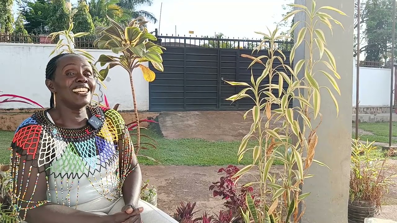 Lots of chores at my only girls' boarding secondary school in Uganda.Sharing not complaining 