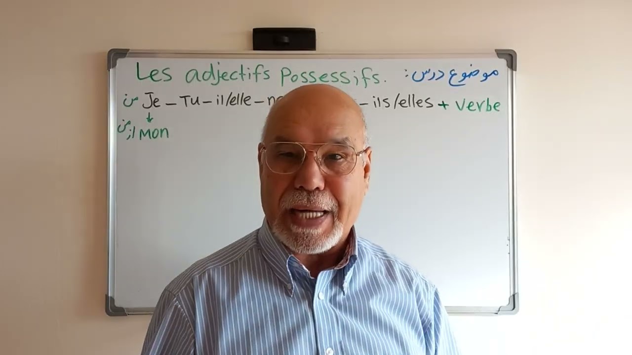 Adjectifs possessifs: Mon. Ton. Son. Notre. Votre. Leur. COURS DE FRANÇAIS A1-A2.