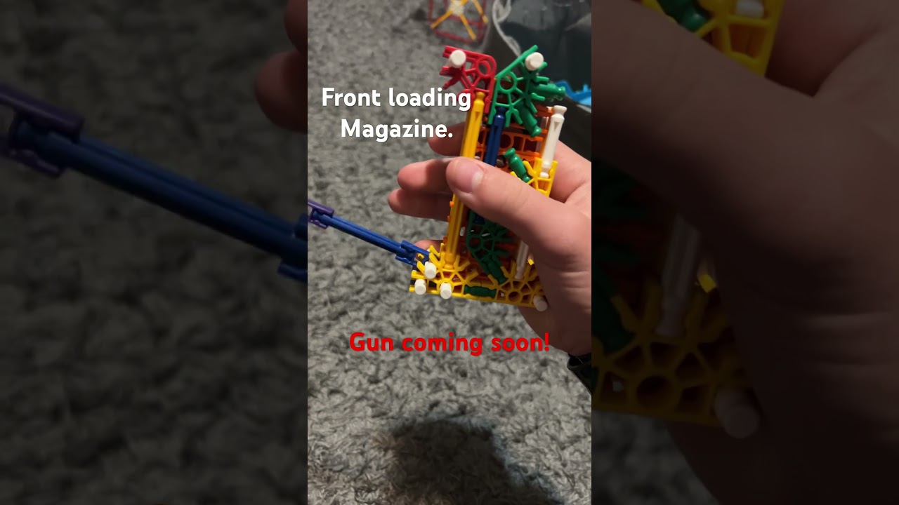 I&rsquo;m engineering a k&rsquo;nex gun. Subscribe for more! #phonk #Knex #K&rsquo;nex #magazine #gun #building