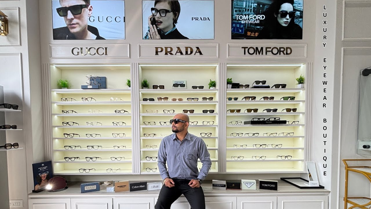 Branded LUXURY Designer Optical Stores At Guwahati GS Road | GUCCI PRADA TOMFORD BURBERRY VERSACE |