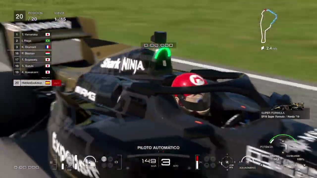Gran Turismo 7 - Podio en la Super Formula en Road Atlanta con un SF19