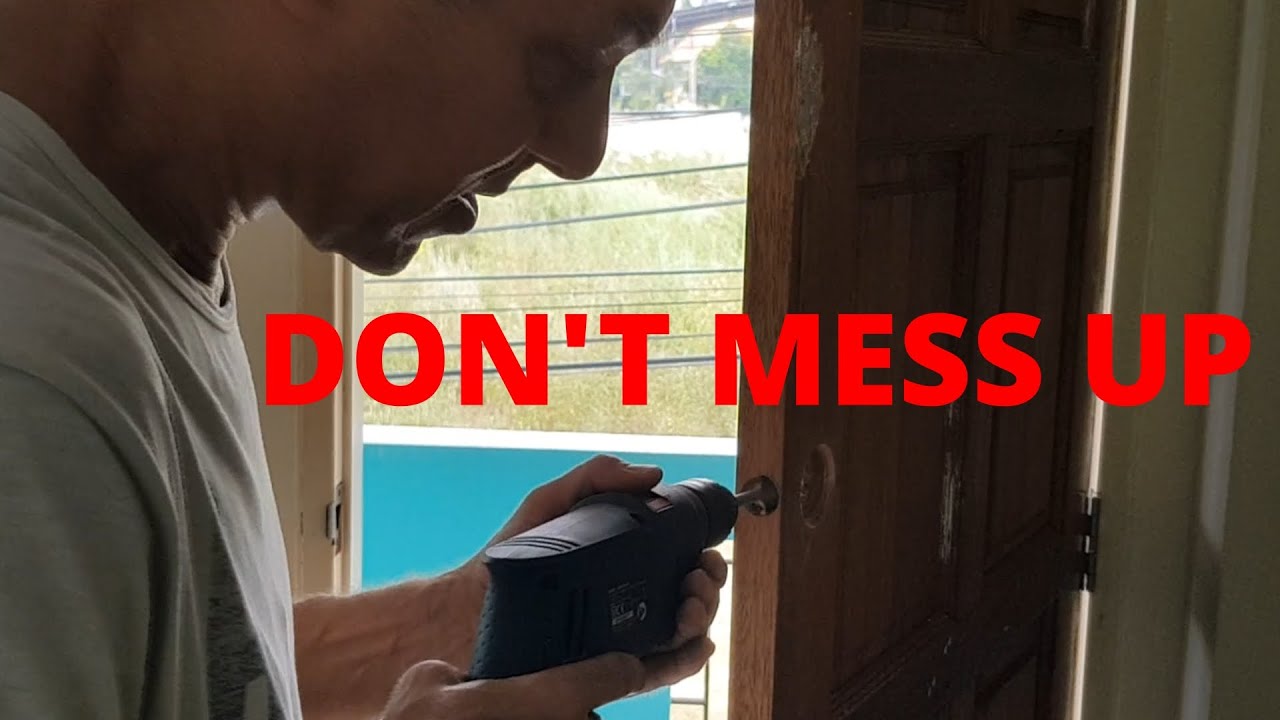 Don't Ruin the Door - Final Steps Installing New Locks | TIKTOK Apartments