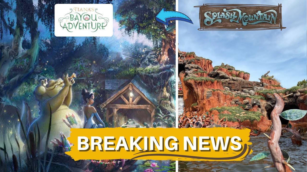 ¿De qué tratará la nueva atracción de Tiana?/ Fecha de cierre de Splash Mountain