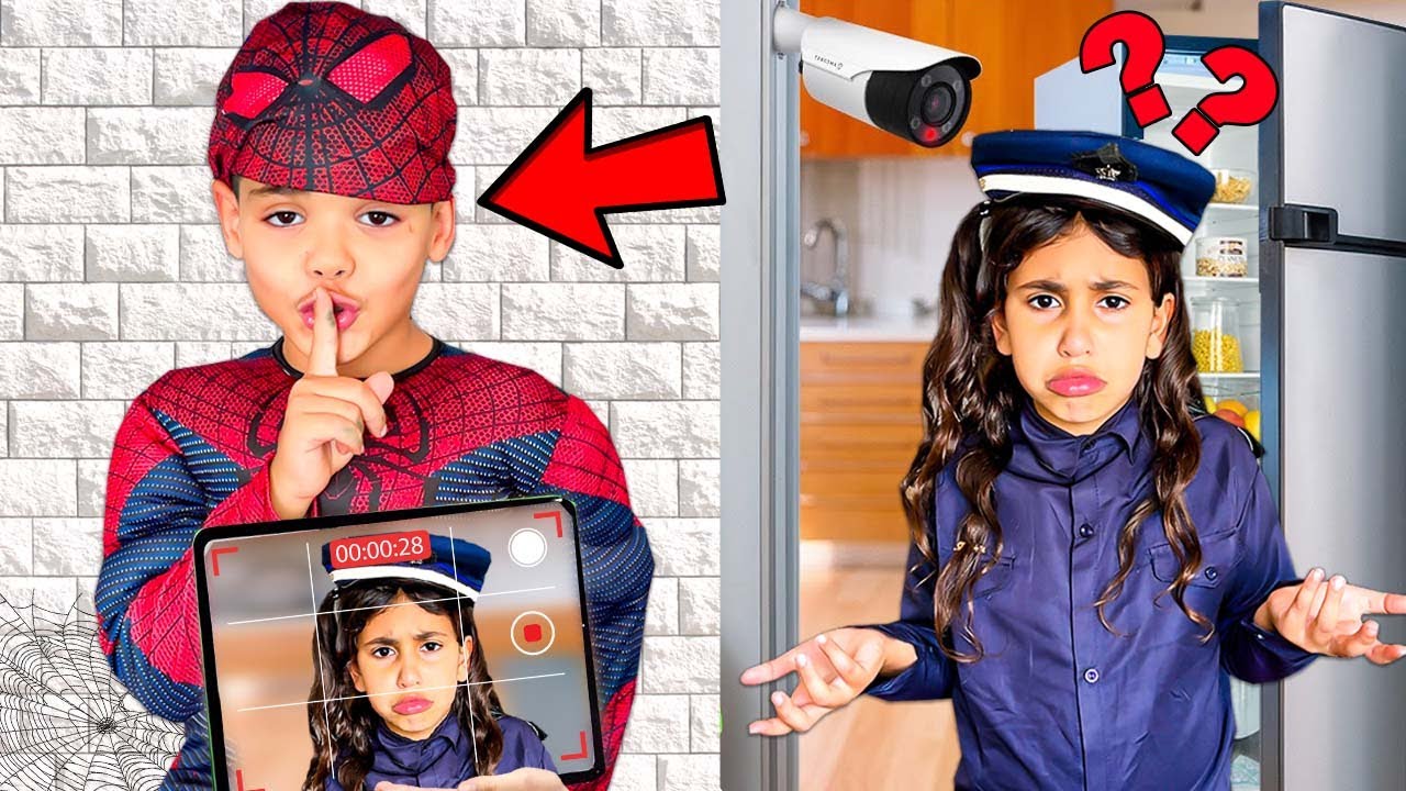 وأخيرا لعبة الغش.. سبايدرمان 🕷️🔥مختفي عن الشرطية 👮🏻😱ليوم كامل😳💔