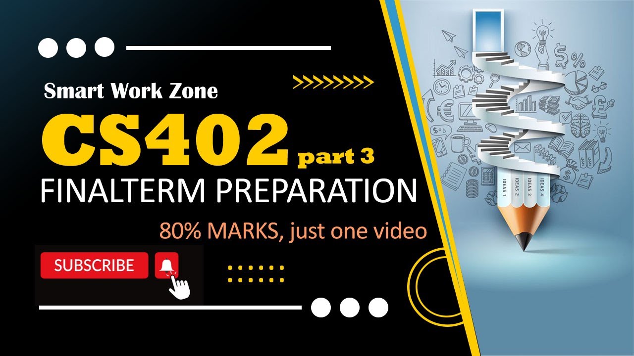 CS402 Final Term Preparation 2024 Part 3 | CS402 subjective Preparation by SmartWorkZone